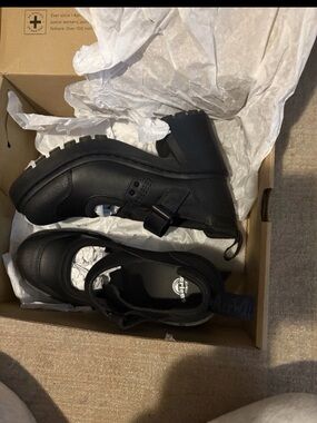 Women’s Black Mary Jane Shoes - Durable School Shoes